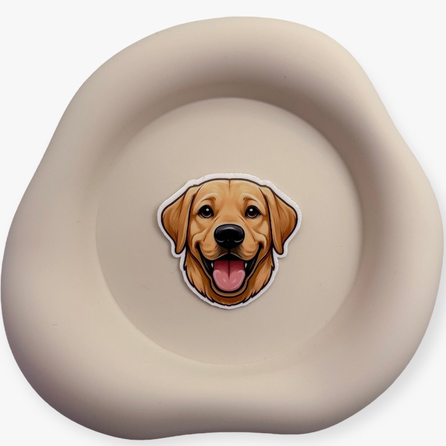 Gentle and grounding, this Labrador sticker is ideal for acts-of-service types who value emotional safety and quiet consistency. — Handmade sticker — Perth, Australia