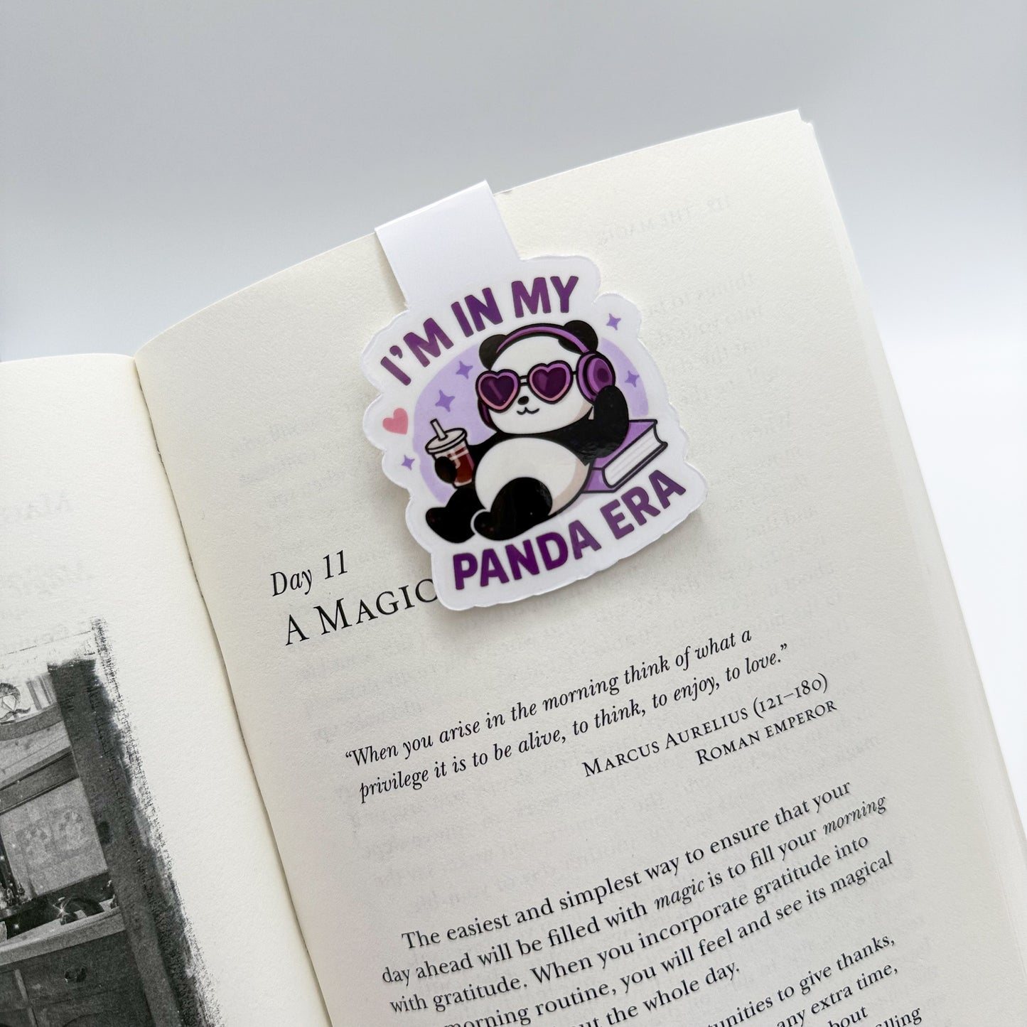 Pushed too far? This panda pageholder speaks to gentle rebels, patient planners and focused minds who need space to stay strong. — Handmade sticker — Perth, Australia