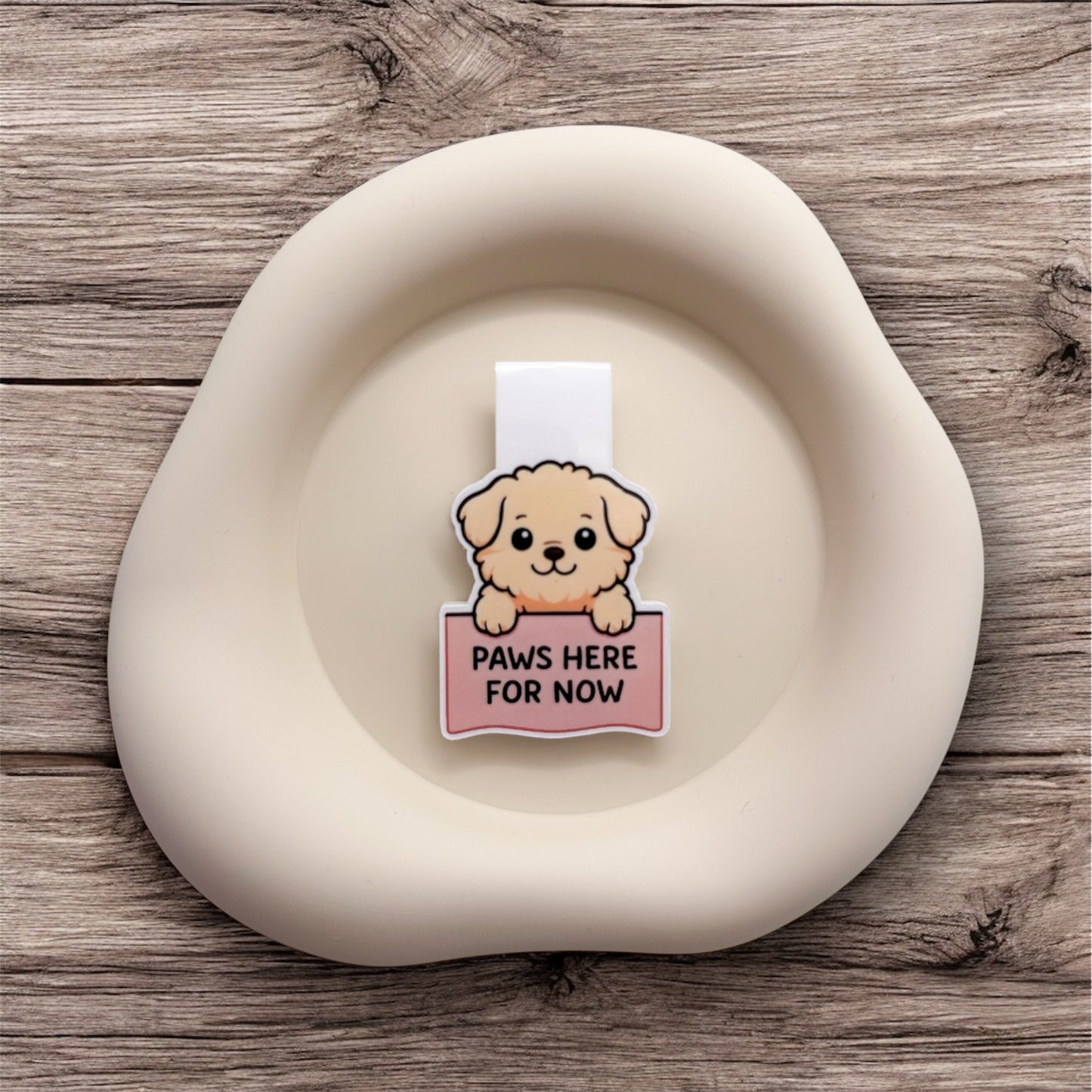 Burned out or overstimulated? This bookmark set with koala, cat and dog art supports readers who need soft structure and quiet stopping points. — Handmade sticker — Perth, Australia