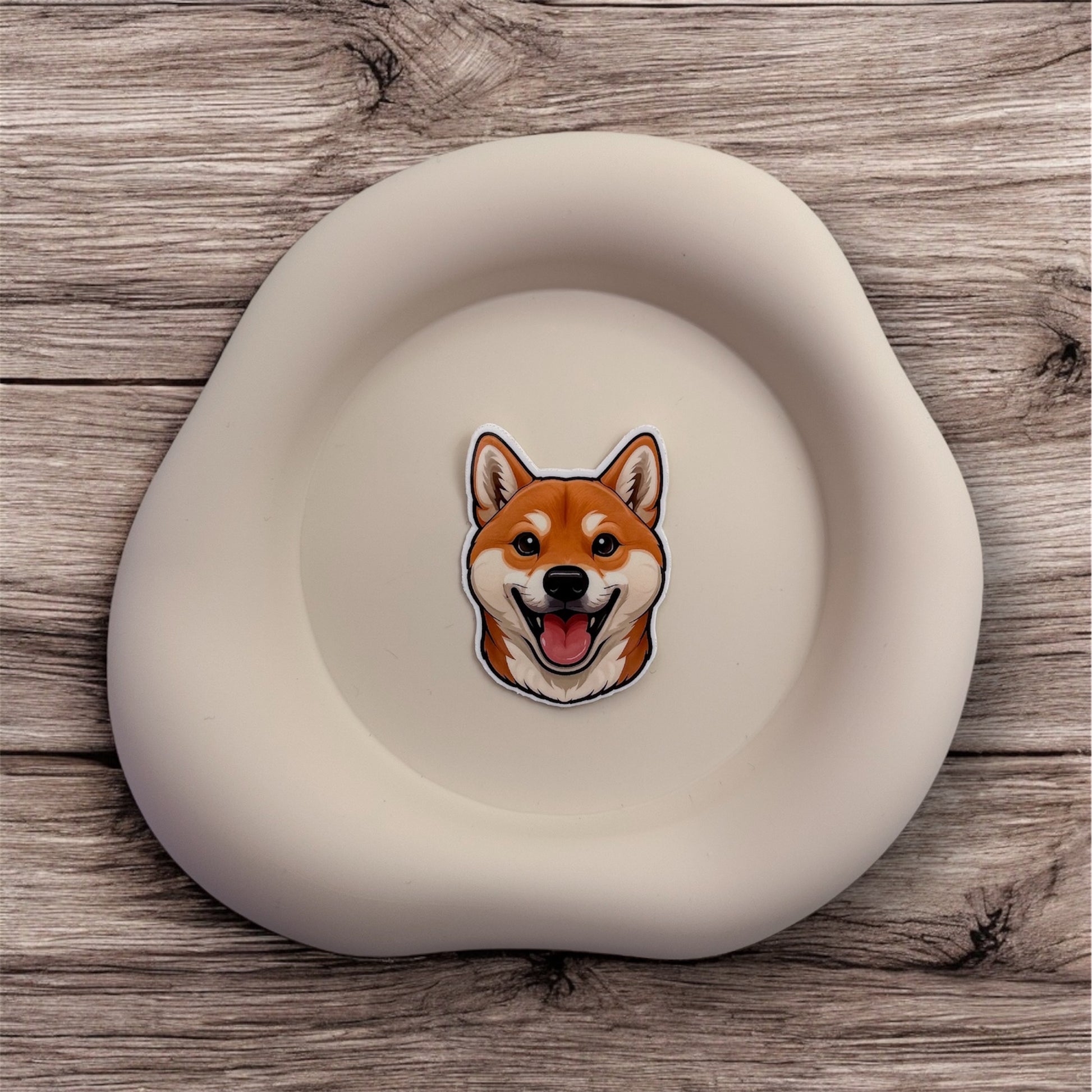This sassy Shiba Inu sticker affirms your right to be emotionally done. Made for bold introverts, overstimulated thinkers and burnout survivors.