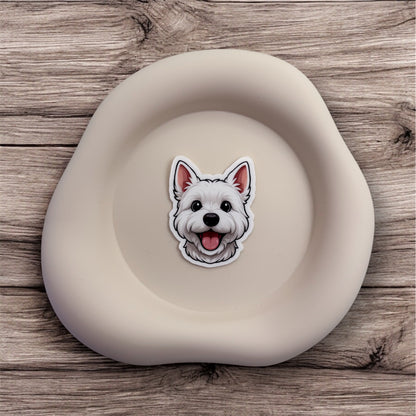 Feeling drained by people pleasing? This Westie sticker is perfect for quiet leaders and energetic sensitives learning to set clear and kind boundaries.