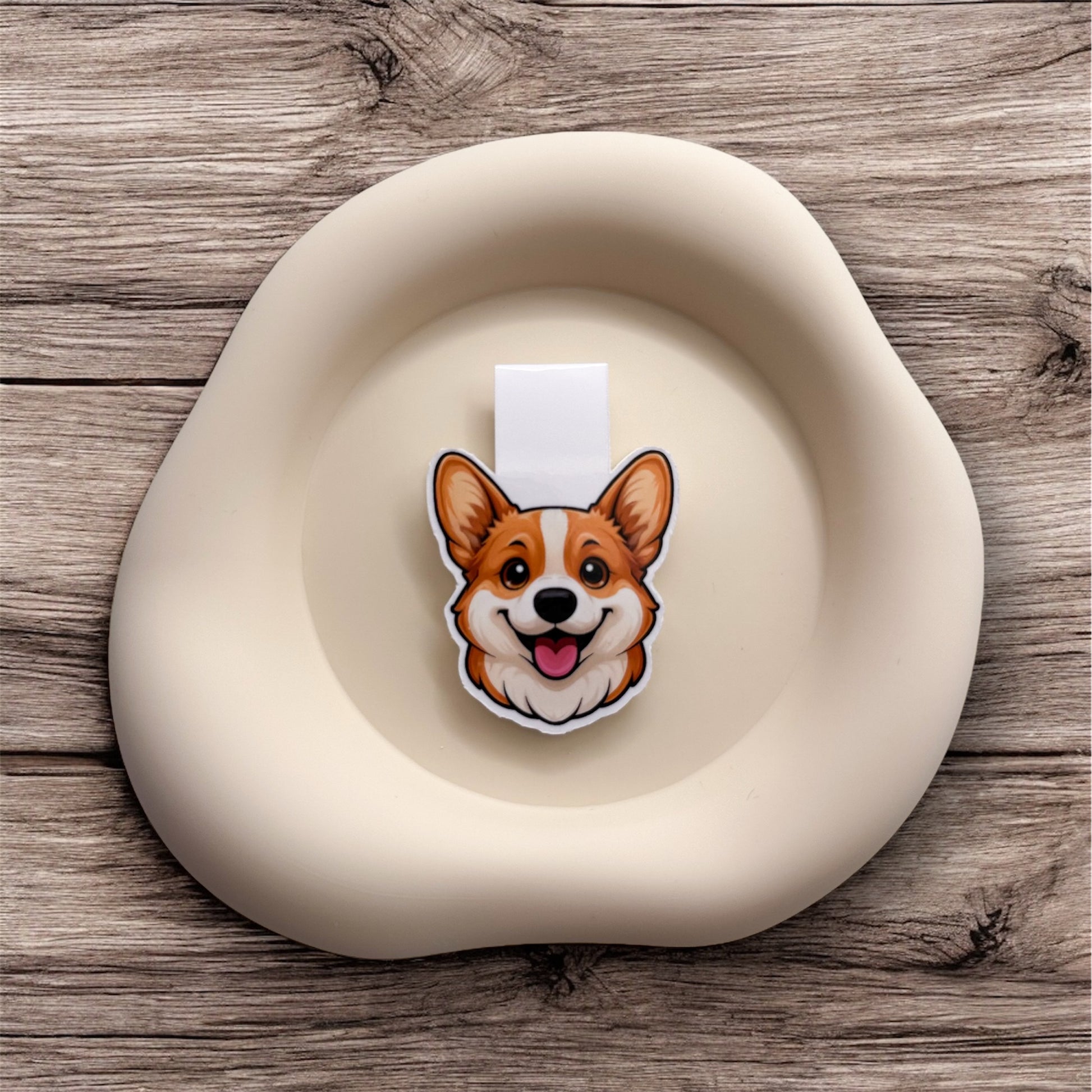 Discouraged hearts lift with this cheerful corgi bookmark, perfect for dog lovers, affirmation readers, and quiet go-getters.