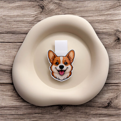 Discouraged hearts lift with this cheerful corgi bookmark, perfect for dog lovers, affirmation readers, and quiet go-getters.