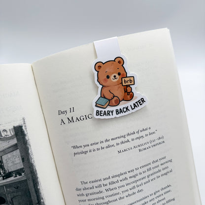 Burnt out? This hibernation-themed bear holds space for slow resets, great for students, therapists and quiet rhythm keepers.