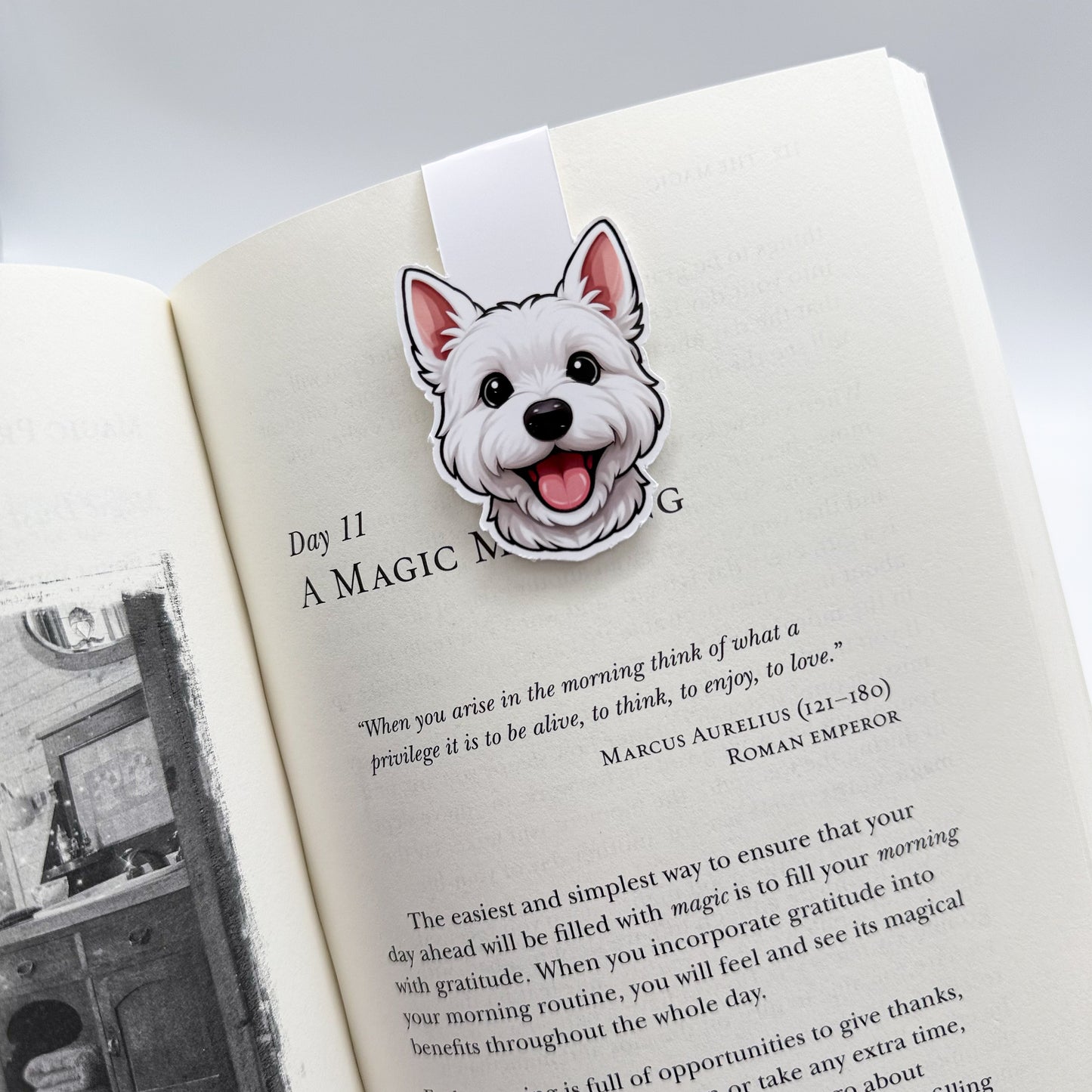 For those drifting off-course, this Westie magnetic bookmark brings purposeful energy, great for goal-setters and slow-and-steady types. — Handmade sticker — Perth, Australia