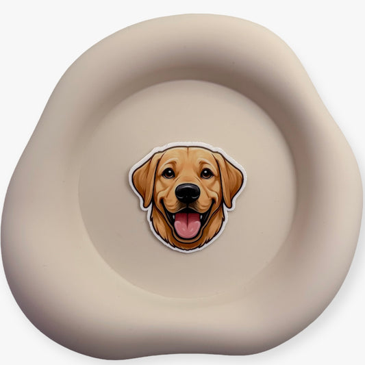Gentle and grounding, this Labrador sticker is ideal for acts-of-service types who value emotional safety and quiet consistency.