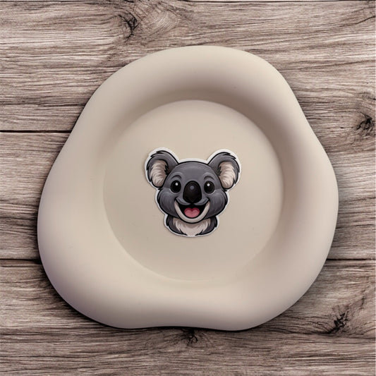 This Koala sticker supports quiet boundary-setters and gentle processors who need still presence to feel safe and conserve energy.