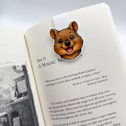 When focus feels flat, this Quokka brings an uplifting spark — perfect for emotionally tuned-in readers and gentle-paced souls.