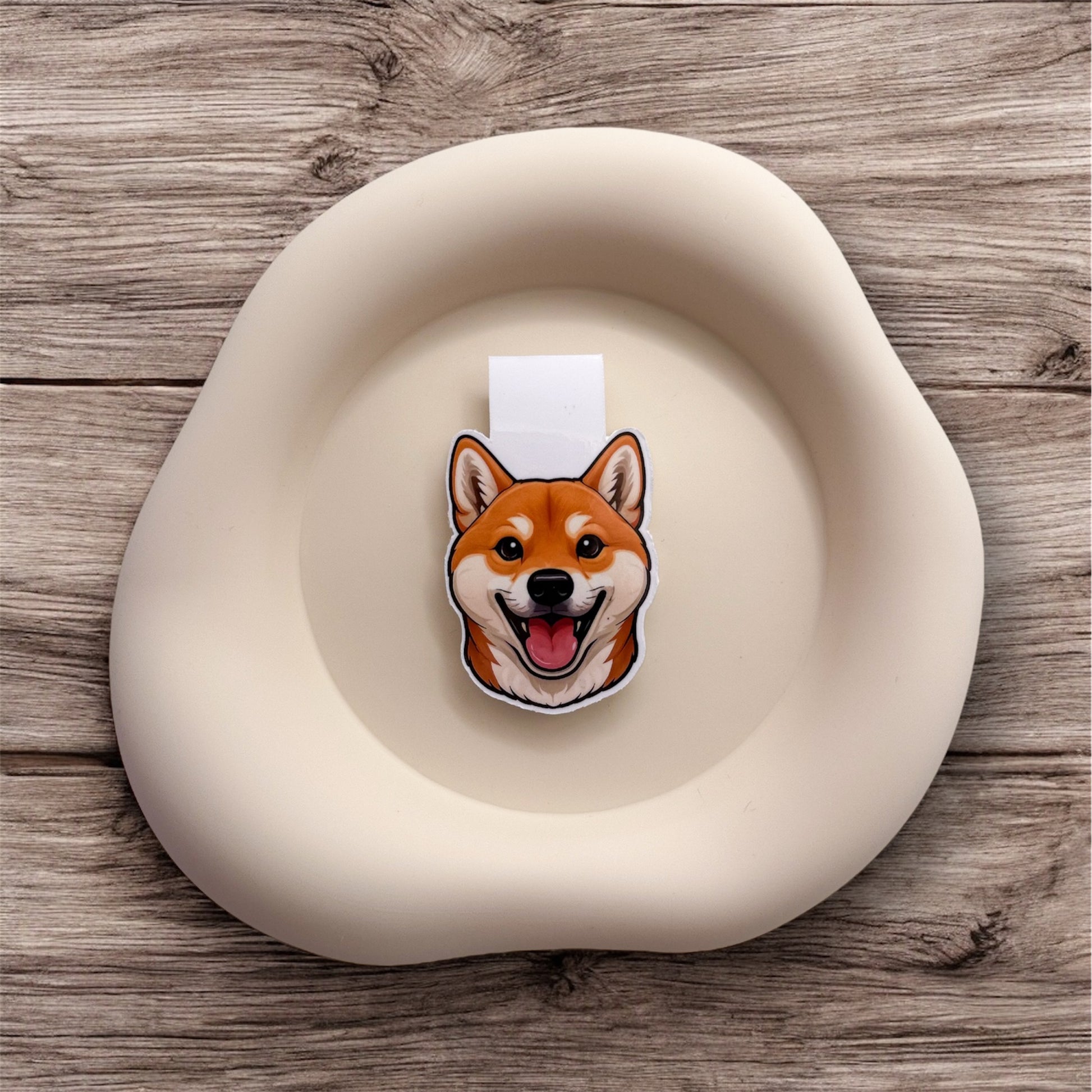Frazzled minds will love the soft discipline of this Shiba Inu bookmark — great for calm-seeking bookworms and gentle leaders.