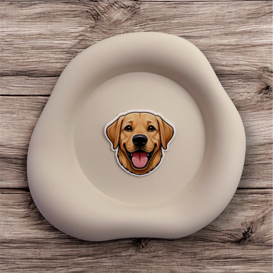 This Labrador Retriever sticker is perfect for emotionally reliable friends who lead with loyalty, kindness and calm presence.