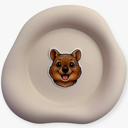 For soft souls who want connection on quiet terms, this Quokka sticker offers a gentle reminder that friendliness can be slow and joyful.