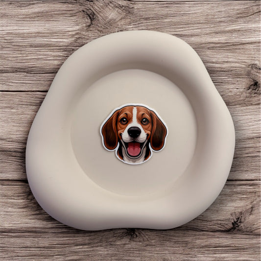 Lonely souls feel heard with this tender Beagle sticker made for quiet feelers and emotionally attuned hearts.