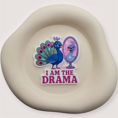 Loud becomes a form of reclamation in this Perth quote sticker. With a peacock front and center, this one lets you shine on purpose.