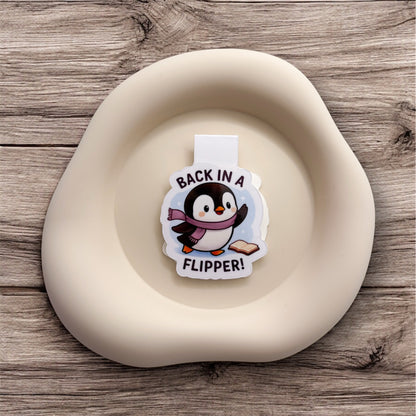 Feeling overbooked? This magnetic penguin offers a soft return for kind leaders, quirky creatives and gentle observers.