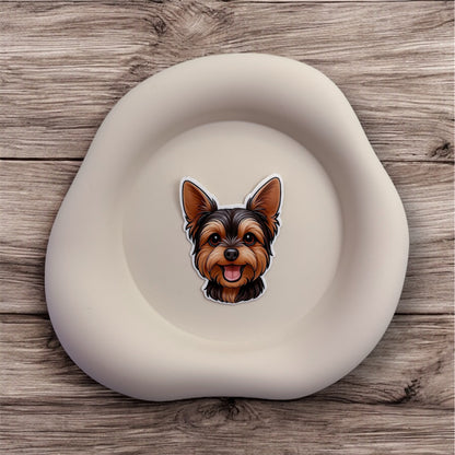 When you feel overlooked, this Yorkshire Terrier sticker reminds you that calm confidence commands more than noise.