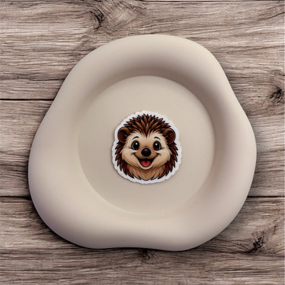 Feeling overstimulated? This hedgehog sticker offers a small calm pause. A reminder that softness is a strength.