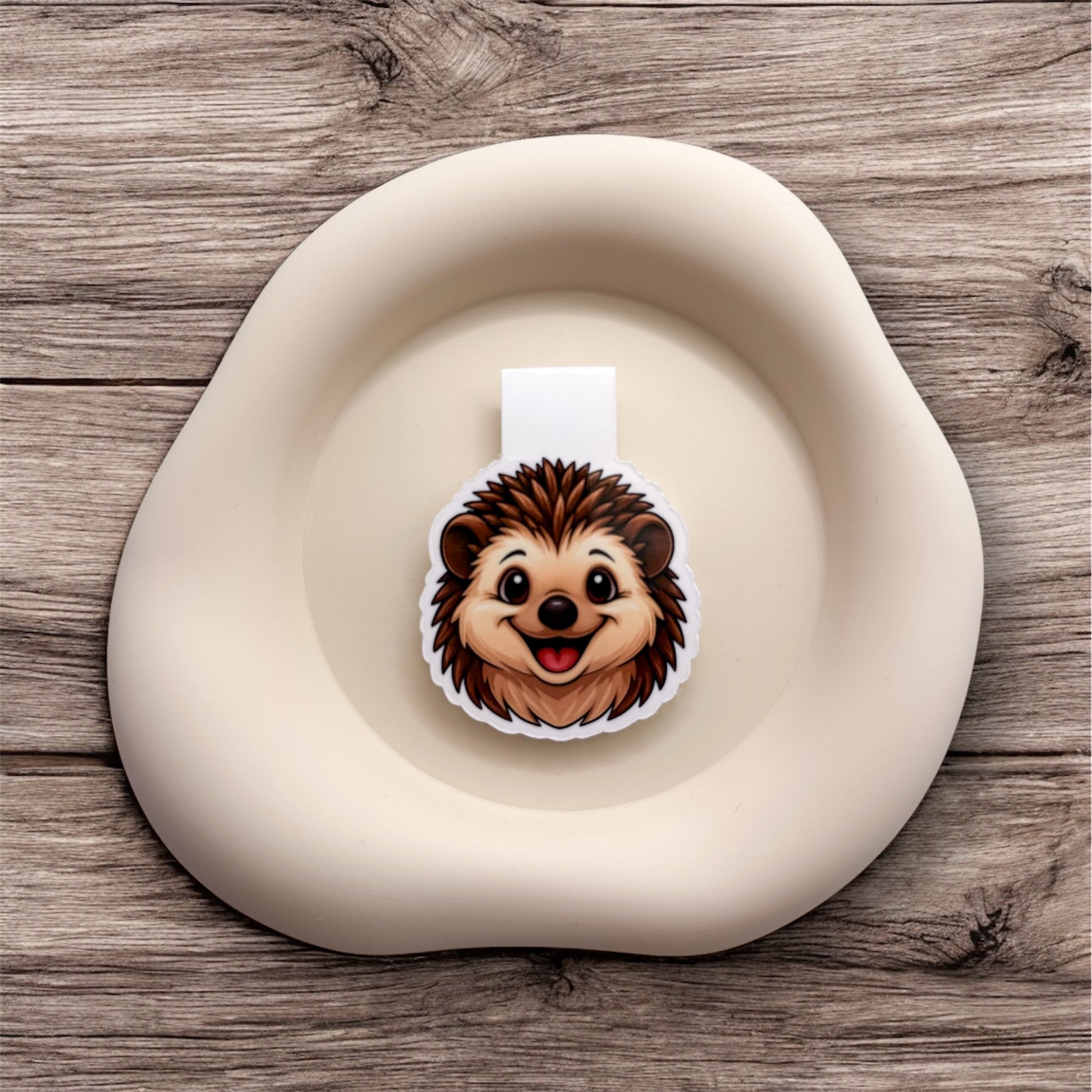 Overstimulated minds find soft pause with this hedgehog magnetic bookmark, ideal for sensitive readers and quiet thinkers.