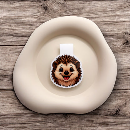 Overstimulated minds find soft pause with this hedgehog magnetic bookmark, ideal for sensitive readers and quiet thinkers.