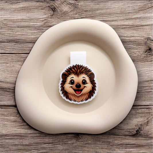 Overstimulated minds find soft pause with this hedgehog magnetic bookmark, ideal for sensitive readers and quiet thinkers.