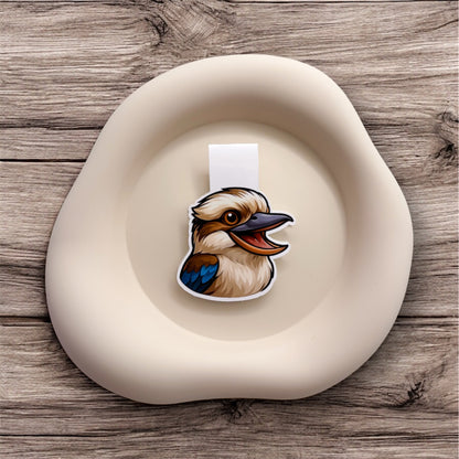 Overstimulated minds find stillness with this kookaburra magnetic bookmark, perfect for quiet readers and calm-seeking deep feelers.