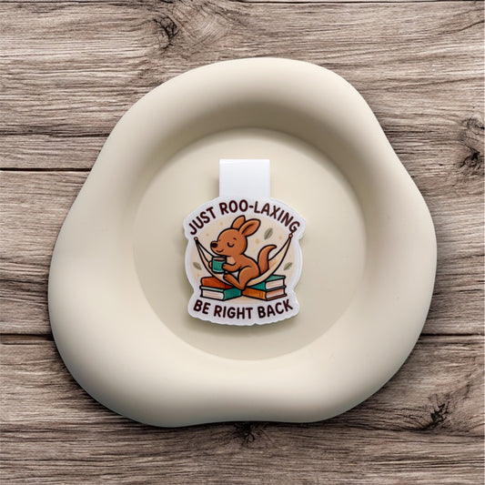 Feeling overstretched? This kangaroo magnetic bookmark gently supports solo workers, highly sensitive people and those needing permission to pause.