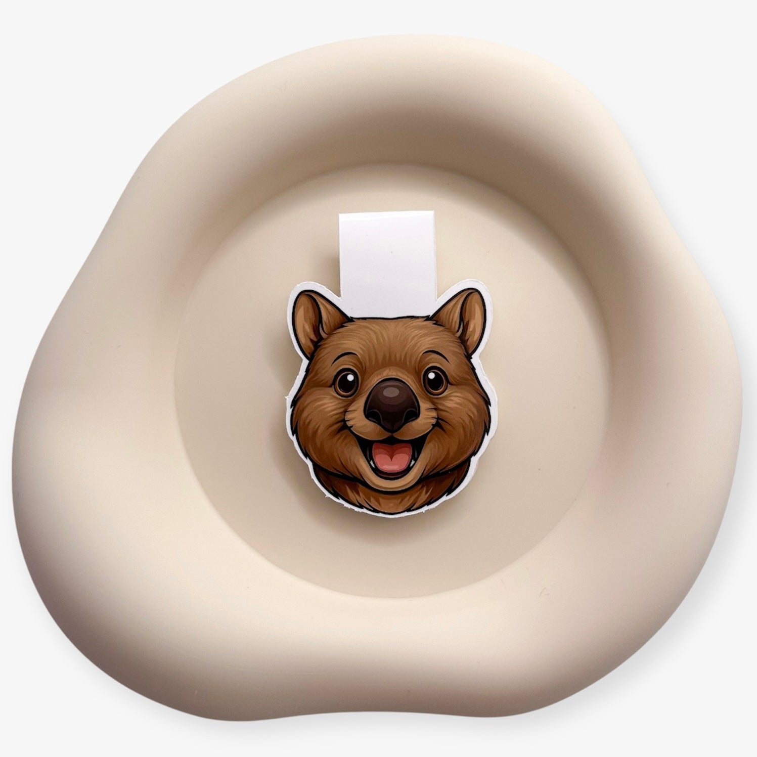 Overwhelmed readers find calm in this wombat bookmark, designed for soft-time lovers, minimalists, and gentle transitioners.