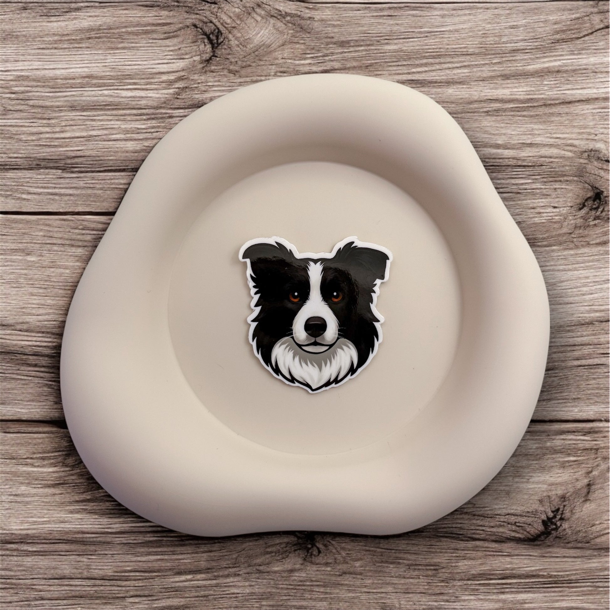 Overwhelmed minds find calm precision in this Border Collie sticker for observant perfectionists and quiet achievers.