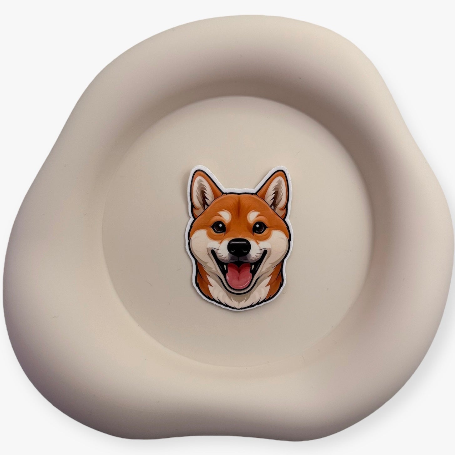 For emotionally honest creators and dog lovers who speak their truth. This handmade Shiba Inu sticker brings pride and power to any surface.