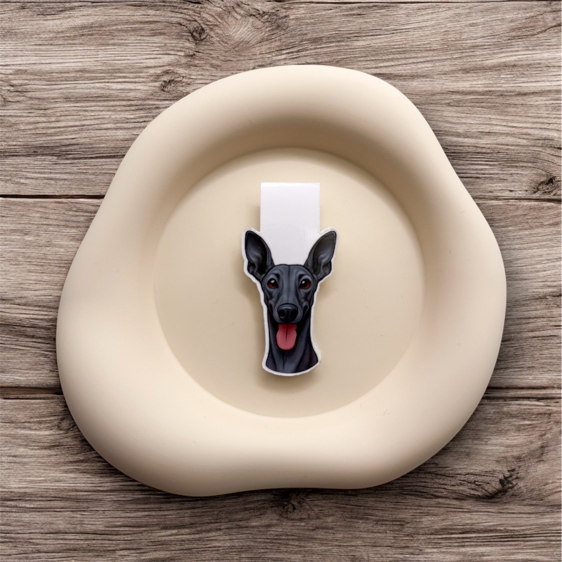 Overwhelmed minds find soft pause with this greyhound magnetic bookmark, ideal for slow readers, quiet thinkers, and gentle souls.