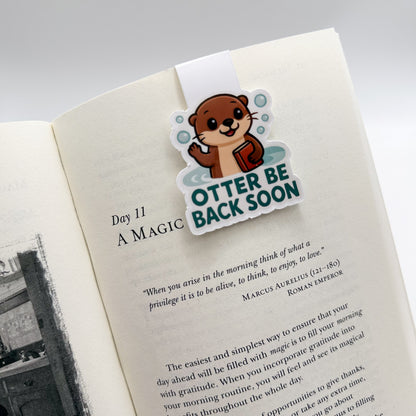 If you need a moment, this otter bookmark gently promises you’ll be back soon — perfect for soft-pace readers and thoughtful givers.