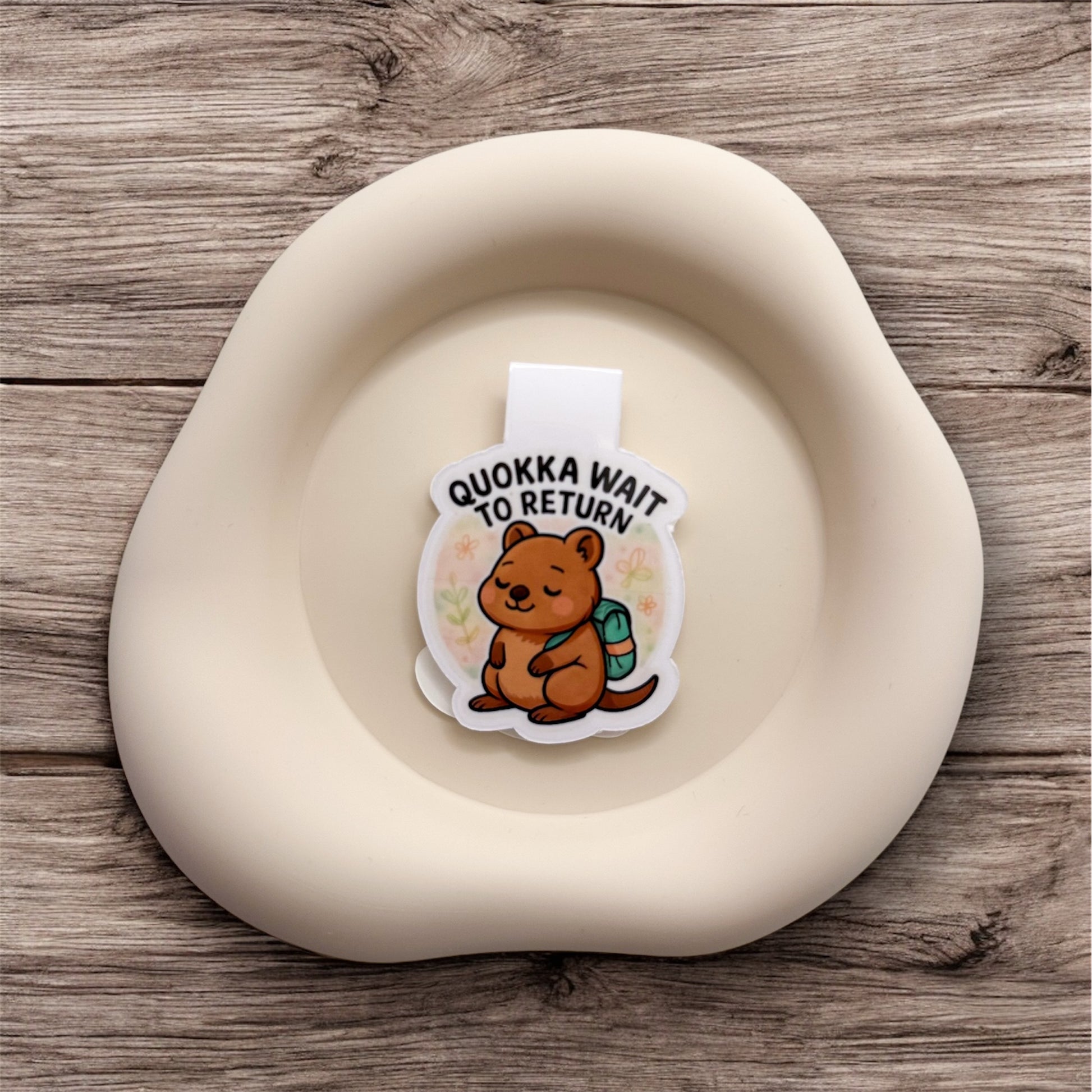 Feeling peopled out? This cheerful quokka magnetic bookmark invites a warm pause for quiet leaders, gentle optimists and flow-based creatives.