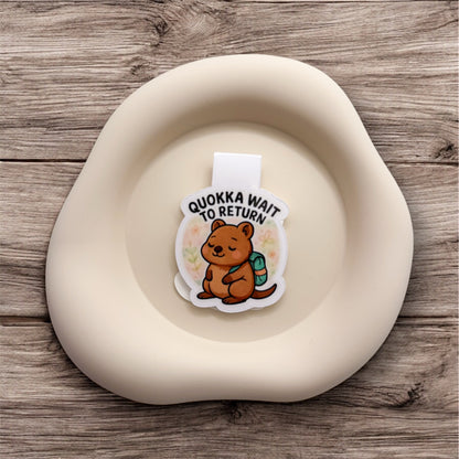 Feeling peopled out? This cheerful quokka magnetic bookmark invites a warm pause for quiet leaders, gentle optimists and flow-based creatives.