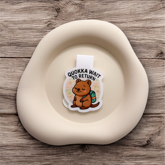 Feeling peopled out? This cheerful quokka magnetic bookmark invites a warm pause for quiet leaders, gentle optimists and flow-based creatives.
