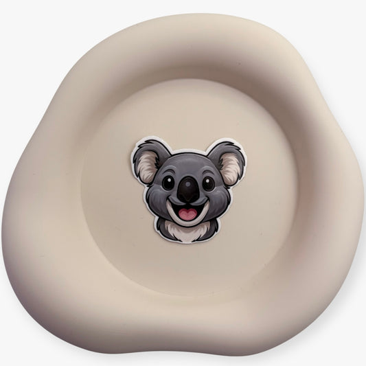Designed for introverts and sensitive souls, this Koala sticker symbolizes emotional regulation and slow energy rhythms.