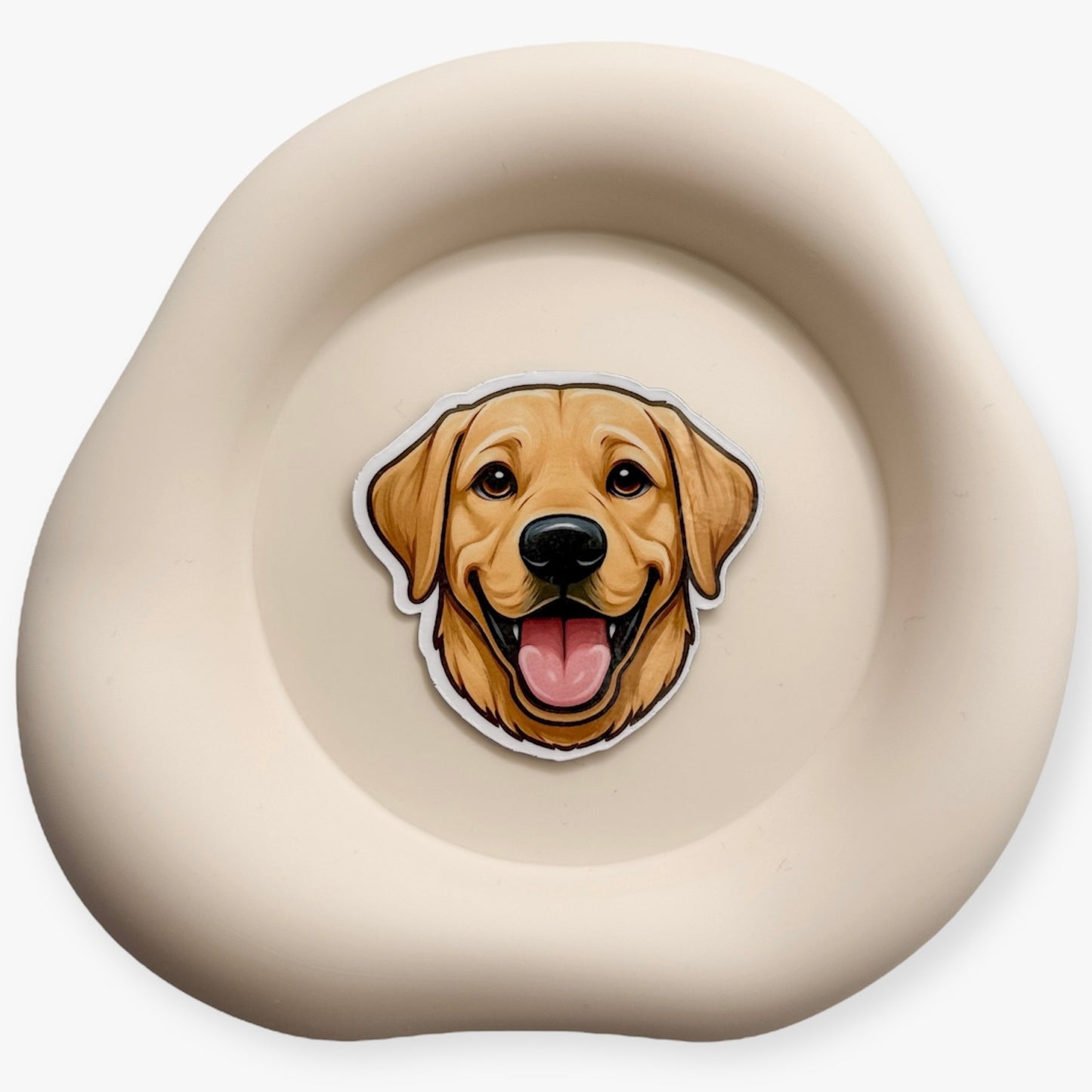 Scattered focus finds clarity through this Labrador Retriever magnet, loved by helpers, grounded guides, and those drawn to calm emotional steadiness. — Handmade sticker — Perth, Australia