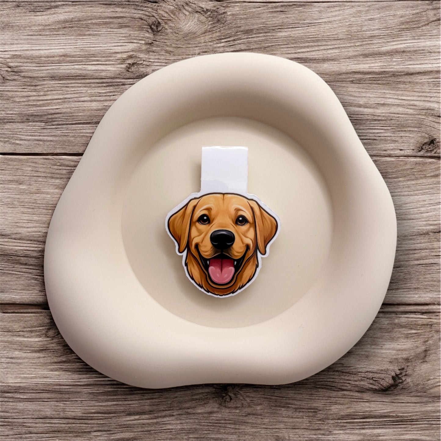 Scattered minds feel gently steadied by this Labrador bookmark — ideal for loyal readers with a guiding heart. — Handmade sticker — Perth, Australia