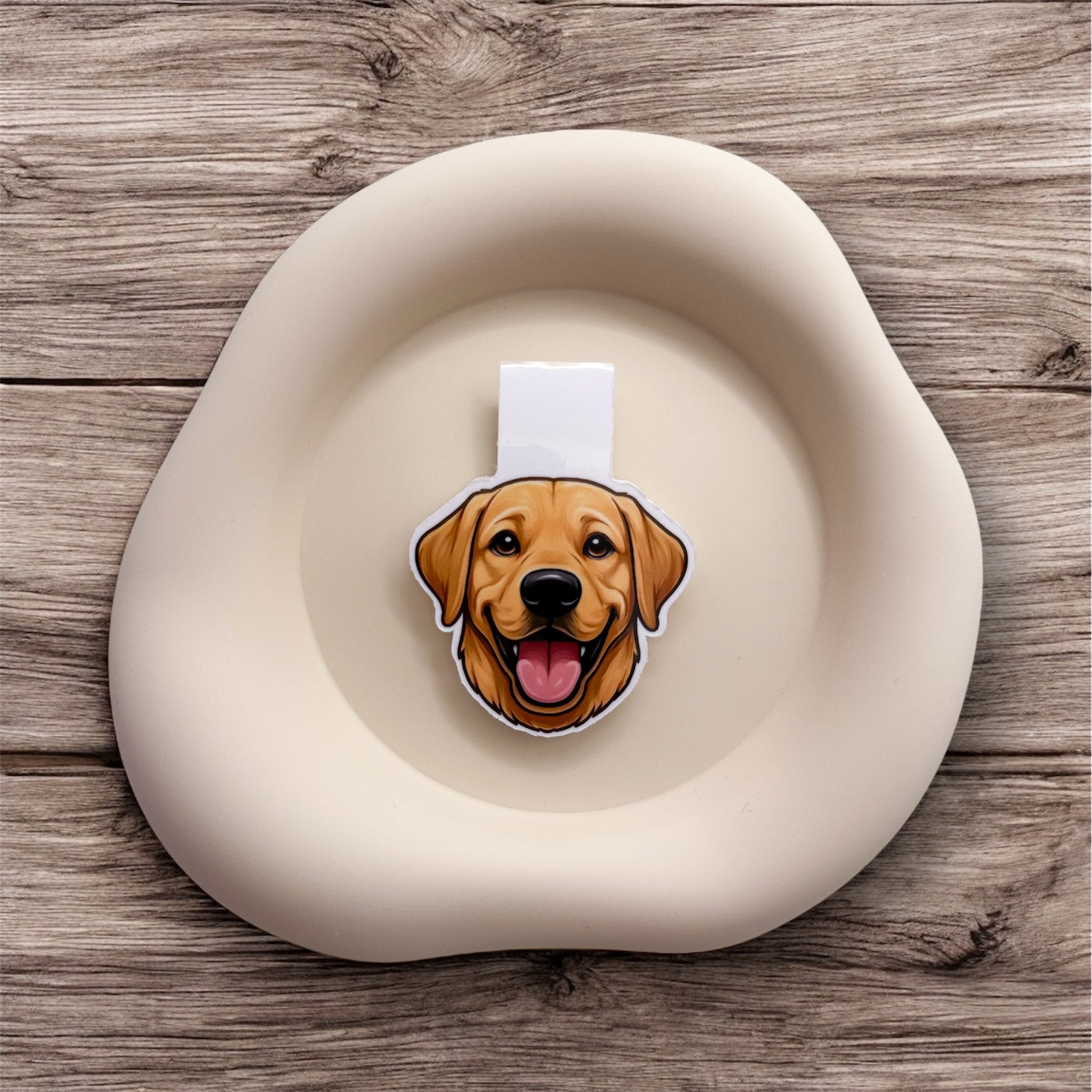 Scattered minds feel gently steadied by this Labrador bookmark — ideal for loyal readers with a guiding heart.
