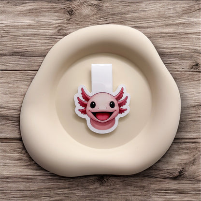 Scattered minds return to stillness with this axolotl magnetic bookmark, perfect for gentle students and slow-living readers.