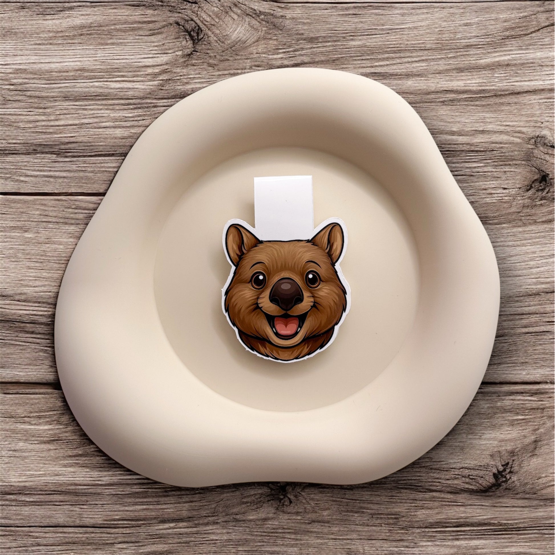 Scattered thoughts pause with this wombat magnetic bookmark, ideal for grounded readers, slow pinners, and cozy-paced thinkers.