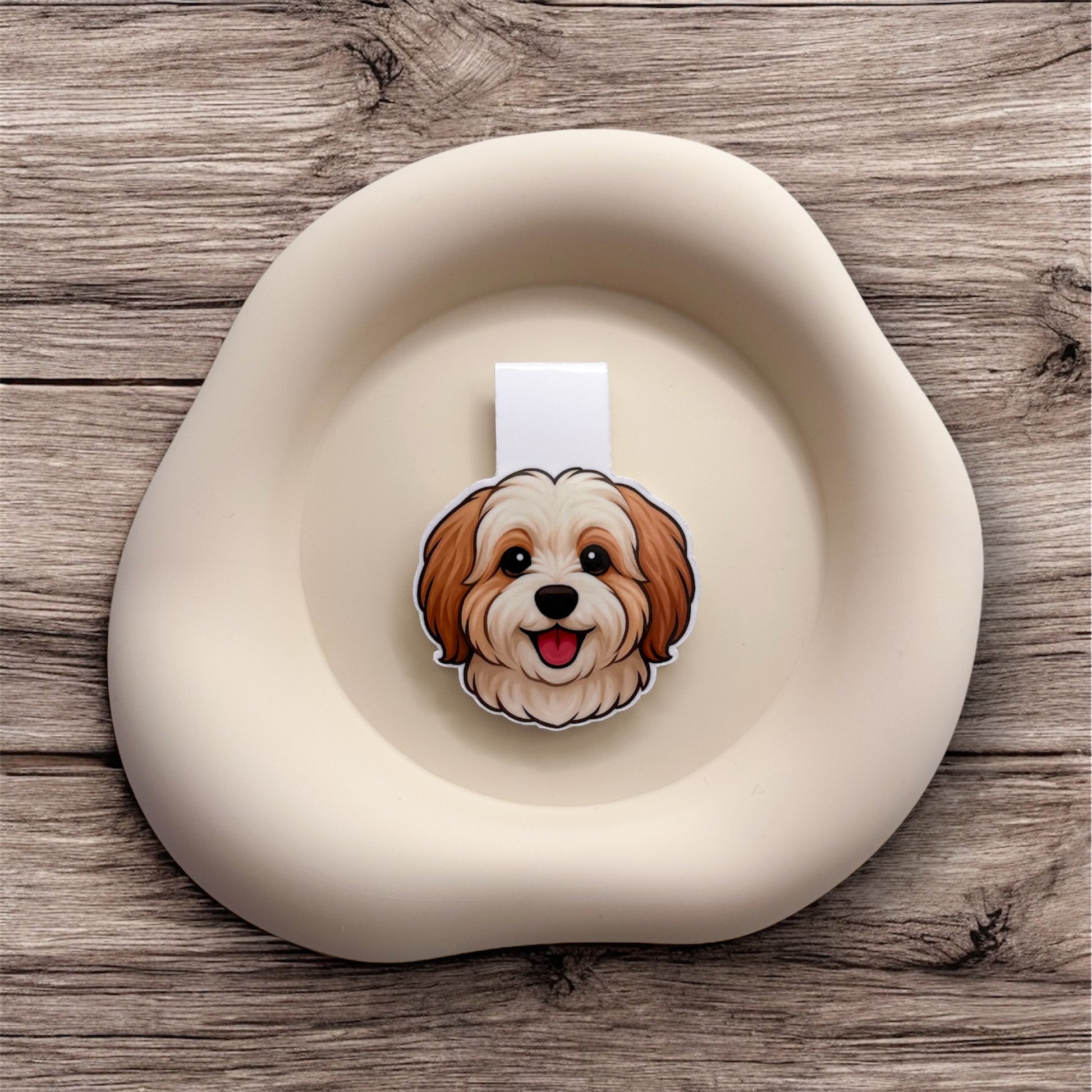 Sensitive and emotionally attuned, this Havanese magnetic bookmark offers a sweet moment of connection for gentle readers and soft-hearted collectors.