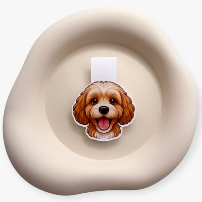 Tense moments soften with this Cavoodle magnetic bookmark, ideal for those who thrive on emotional connection and quiet play.