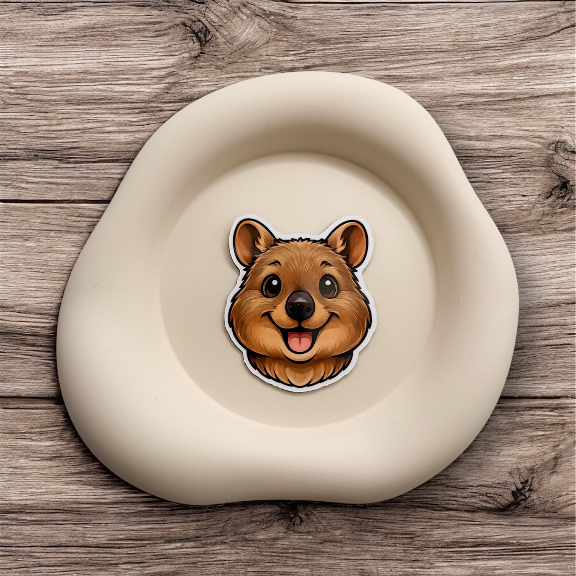 Tired minds feel lightened with this Quokka magnet, a joy-giving gift for gentle optimists, emotionally attuned feelers, and playful rhythm lovers.