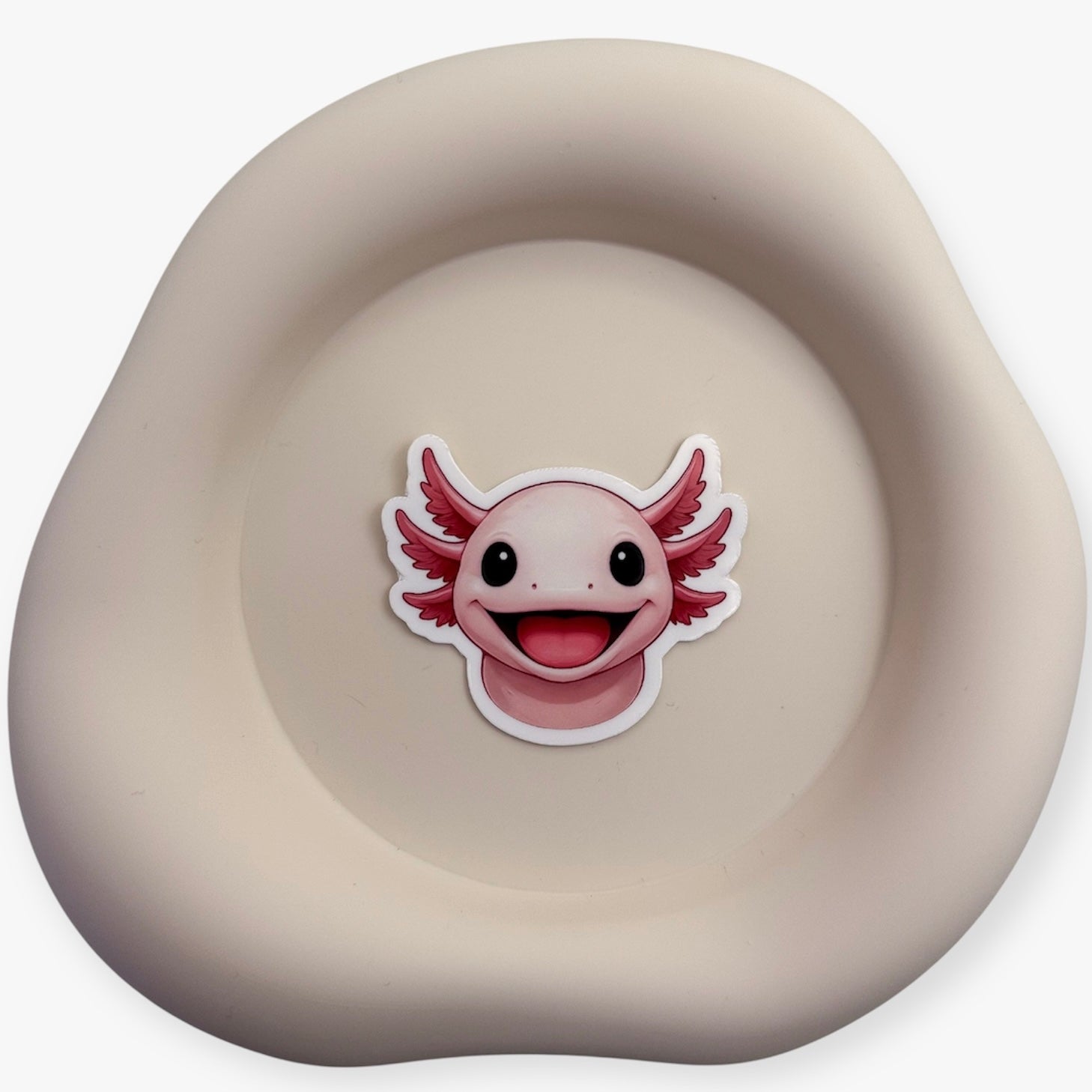 Perth axolotl sticker reminding you to trust your timing. Ideal for anyone who feels unsure but wise beneath the surface.