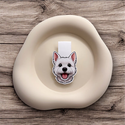 Unmotivated readers will find subtle drive in this Westie bookmark, perfect for quiet achievers and ambition-rooted planners.