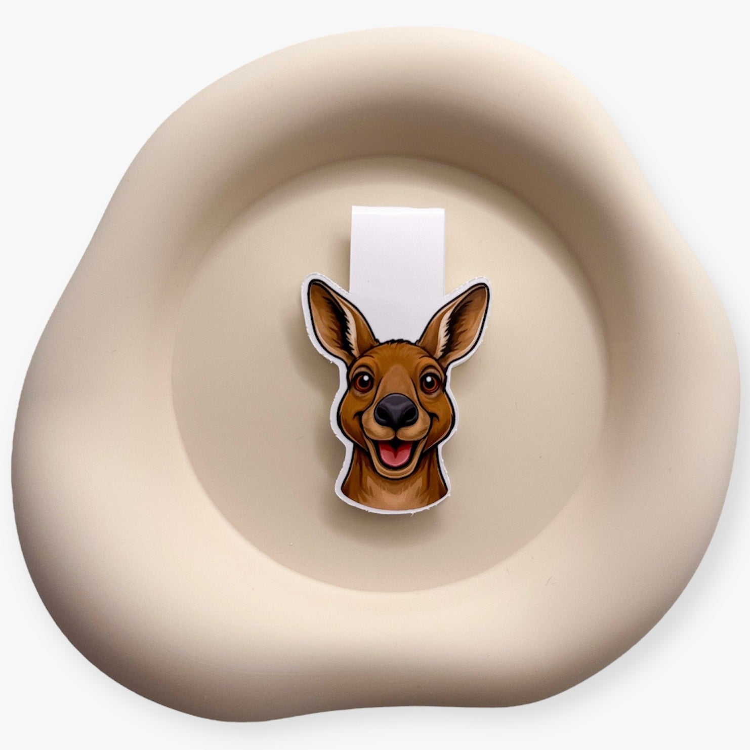 Unsteady focus meets gentle support with this kangaroo magnetic bookmark, perfect for calm-seeking readers and inner peace enthusiasts.