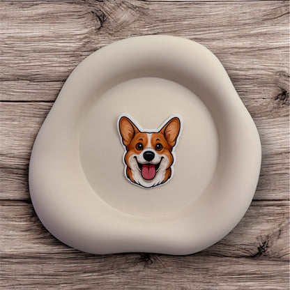 For introverted givers and loyal doer, this Corgi sticker gently celebrates your behind-the-scenes devotion and quiet strength.